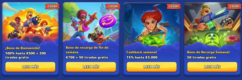 Pistolo Bonuses